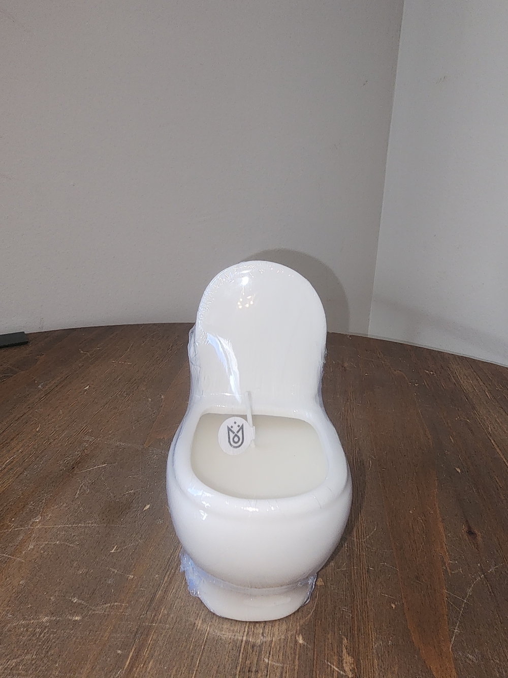 White Novelty Toilet Candle